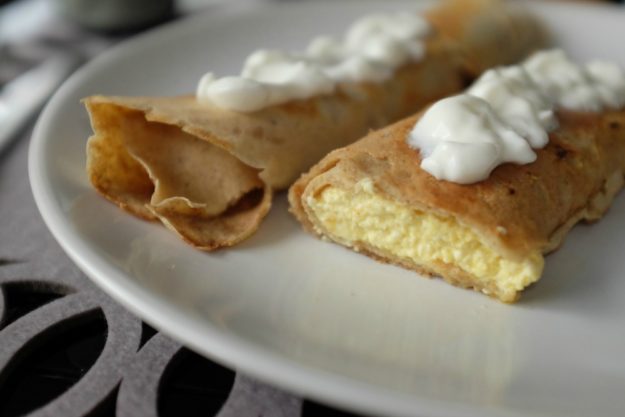 naleśniki z białym serem