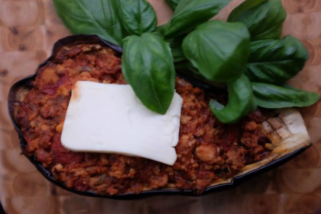 bakłażan faszerowany