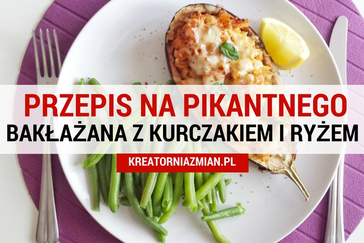 bakłażan z kurczakiem przepis