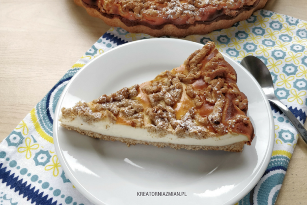 sernik bez cukru na pełnoziarnistym