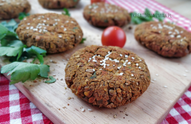 burgery z zielonej soczewicy