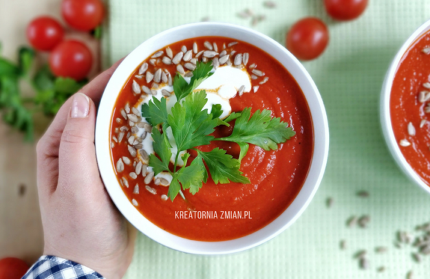 krem z pomidorów