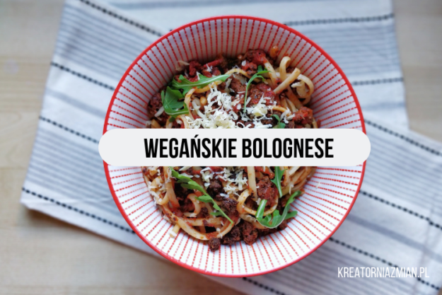 wegańskie bolognese