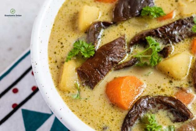 zupa grzybowa z suszonych grzybow
