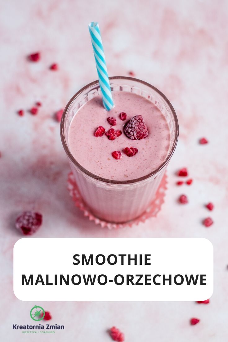 smoothie malinowo-orzechowe